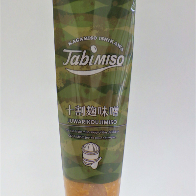 Kaga Miso Tube Pouch (TABIMISO) 100% Jiuqu Miso	120 g