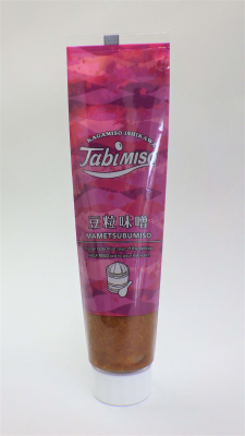 Kaga miso tube pouch (TABIMISO) bean grain miso 120 g