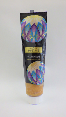 Kaga miso tube pouch (Kaga Temari pattern) 12% koji miso 120g