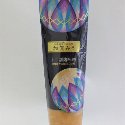 Kaga miso tube pouch (Kaga Temari pattern) 12% koji miso 120g