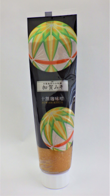 Kaga Miso Tube Pouch (Kaga Temari Pattern) 100% Jiuqu Miso 120g