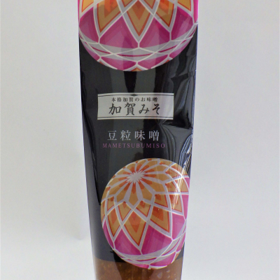 Kaga miso tube pouch (Kaga Temari pattern) Bean grain miso 120g